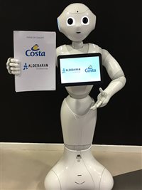 Grupo Costa inicia inclusão de robôs a bordo de navios