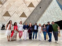 Famtour da Lusanova no Egito leva melhores parceiros para um dia em Giza; veja fotos