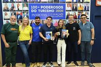 100+ Poderosos do Turismo PANROTAS Curaçao recebem homenagens na Abav Expo; veja fotos