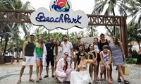 Beach Park recebe celebridades para apresentar novidades do ano