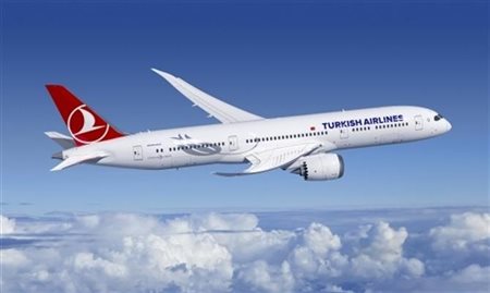 Turkish Airlines recebe primeiro de 25 B787 Dreamliners