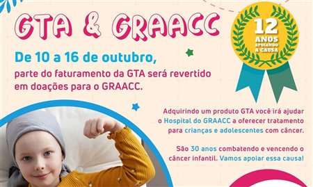 GTA lança nova campanha em prol do GRAACC