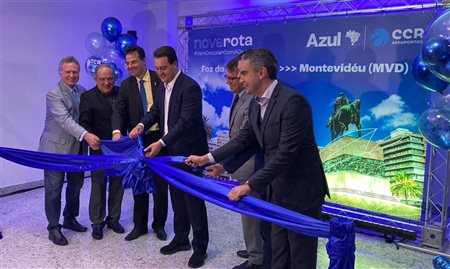 Azul inicia rota entre Foz do Iguaçu e Montevidéu, no Uruguai