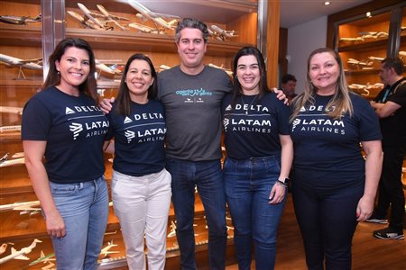 Delta e Latam oferecem almoço no evento da Ancoradouro; fotos
