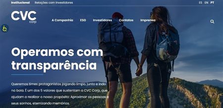 CVC Corp lança site institucional com acessibilidade digital