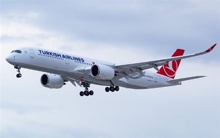 Turkish Airlines já supera em 38% os níveis pré-pandemia de capacidade