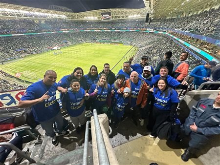 Palmeiras x San Lorenzo: Intermac leva parceiros a noite de futebol