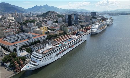 Rio de Janeiro receberá oito navios e 20 mil cruzeiristas em novembro 