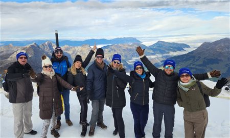 Famtour da Flot vai ao topo da montanha Titlis e degusta queijos na Suíça; fotos