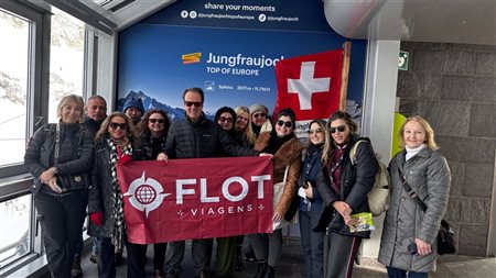 Famtour Flot explora montanhas Titlis e Jungfraujoch, na Suíça; veja fotos