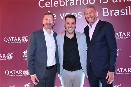 Qatar Airways celebra 15 anos de Brasil com parceiros; veja fotos da festa