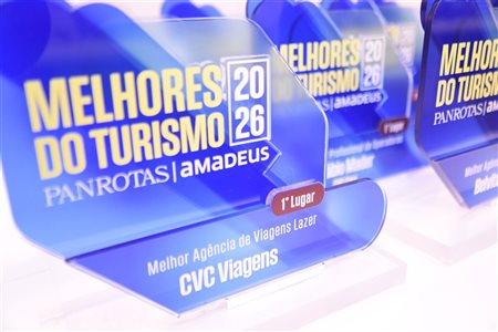 Melhores do Turismo PANROTAS Amadeus: CVC é a melhor agência de viagens de lazer do Brasil