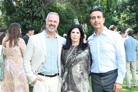 Com Simon Mayle, Vera Gattaz recebe trade de luxo em almo&ccedil;o pr&eacute;-ILTM; veja fotos