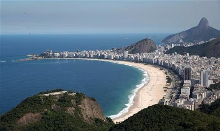 Praia de Copacabana é considerada a 5ª mais bonita do mundo