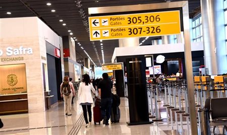 Passageiros internacionais crescem 23,5% no Brasil no 1º trimestre