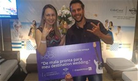 Terceiro casal é premiado com cerimônia nos Hard Rock Hotels; veja