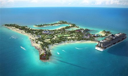 MSC vai inaugurar sua ilha privada nas Bahamas em 2019