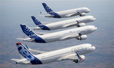Airbus registra entrega de 735 aeronaves comerciais em 2023