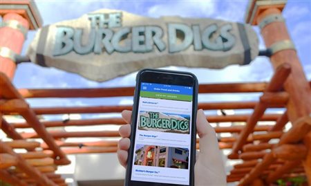 Universal permite pedido de comida via app nos parques