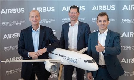 Airbus ultrapassa 55 bilhões de euros com pedidos em 2018