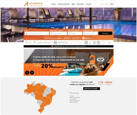 Atlantica Hotels lança novo site e muda identidade visual