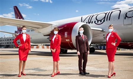 Virgin Atlantic lança cobertura gratuita para covid-19