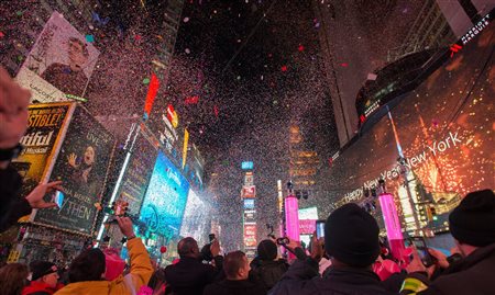Celebração do Ano Novo na Times Square, em NY, será virtual