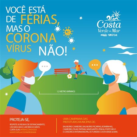 Campanha quer conscientizar turistas da Costa Verde & Mar de SC