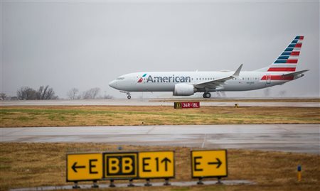 American Airlines tem prejuízo de US$ 1,3 bi no 1T21