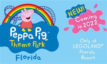 Legoland Florida terá parque temático da Peppa Pig em 2022