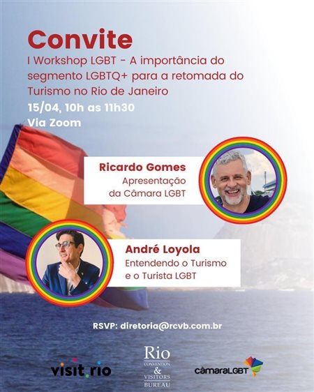 Rio CVB e Câmara LGBT promovem workshop sobre Turismo LGBTQ+