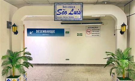 Aeroporto de São Luís homenageia cultura local com novo pórtico