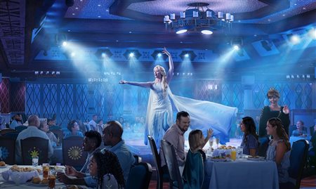 DCL mostra em vídeo detalhes de novos restaurantes do navio Disney Wish