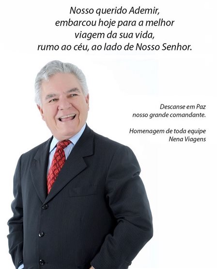 Falece Ademir Sebastião Pedro de Souza, associado da Abav-SP