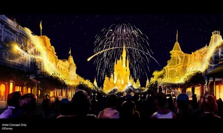 Novo espetáculo do Walt Disney World combina fogos e música Novo espetáculo do Walt Disney World combina fogos e música