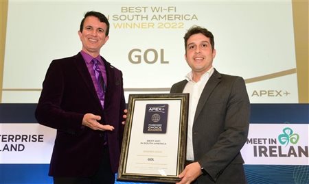 Gol conquista prêmio de melhor wi-fi na América do Sul