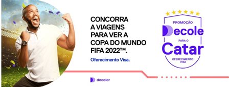 Decolar e Visa sortearão ingressos para Copa do Catar 2022