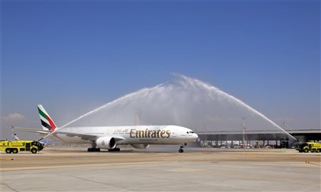 Emirates inaugura voo entre Dubai e Tel Aviv