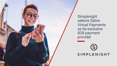 Sabre proverá tecnologia e plataforma de pagamentos para Simplenight
