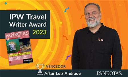 Artur Andrade, editor-chefe da PANROTAS, é premiado nos EUA