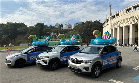 Carro-Boia do Hot Park promove parque aquático em cidades brasileiras