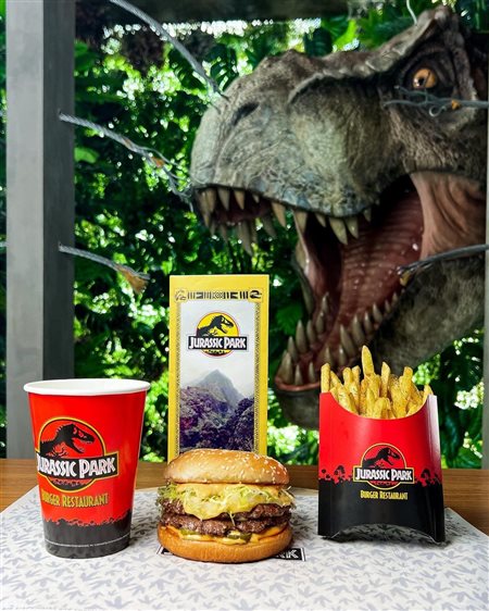 Restaurante oficial inspirado em Jurassic Park chega a São Bernardo (SP)