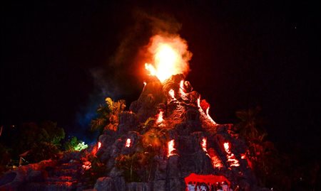 Vulcão Terra Parque, do Terra Parque Eco Resort, completa 1 ano