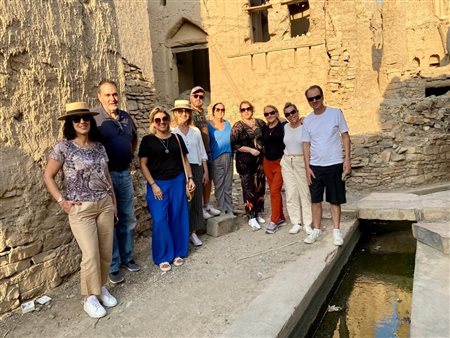 Agentes do famtour da Flot visitam Patrimônio da Unesco no Omã