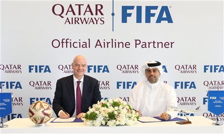 Qatar Airways patrocinará pelo menos mais 2 Copas do Mundo FIFA