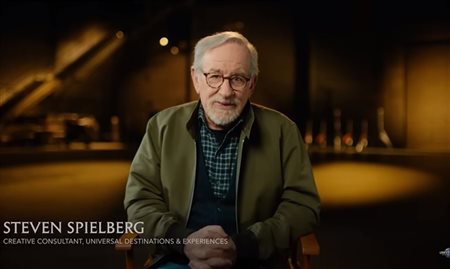 Steven Spielberg é consultor criativo do novo parque da Universal