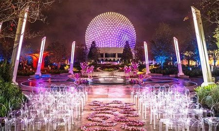 Disney passa a oferecer casamentos no Epcot, em Orlando