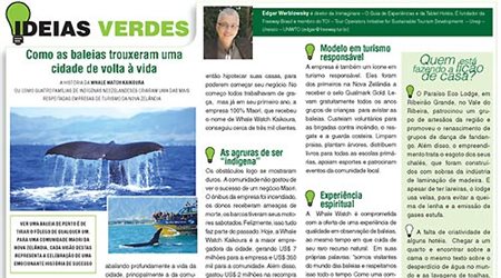 Baleias neozelandesas são tema da coluna Ideias Verdes
