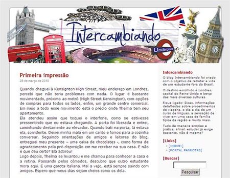 Blog Intercambiando dá primeiras dicas em Londres