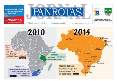 Copas da África e do Brasil no JP 819. Leia agora